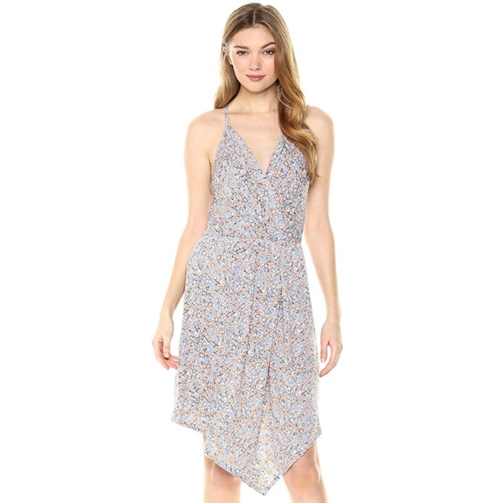 BCBGeneration blue and pink asymmetrical dress